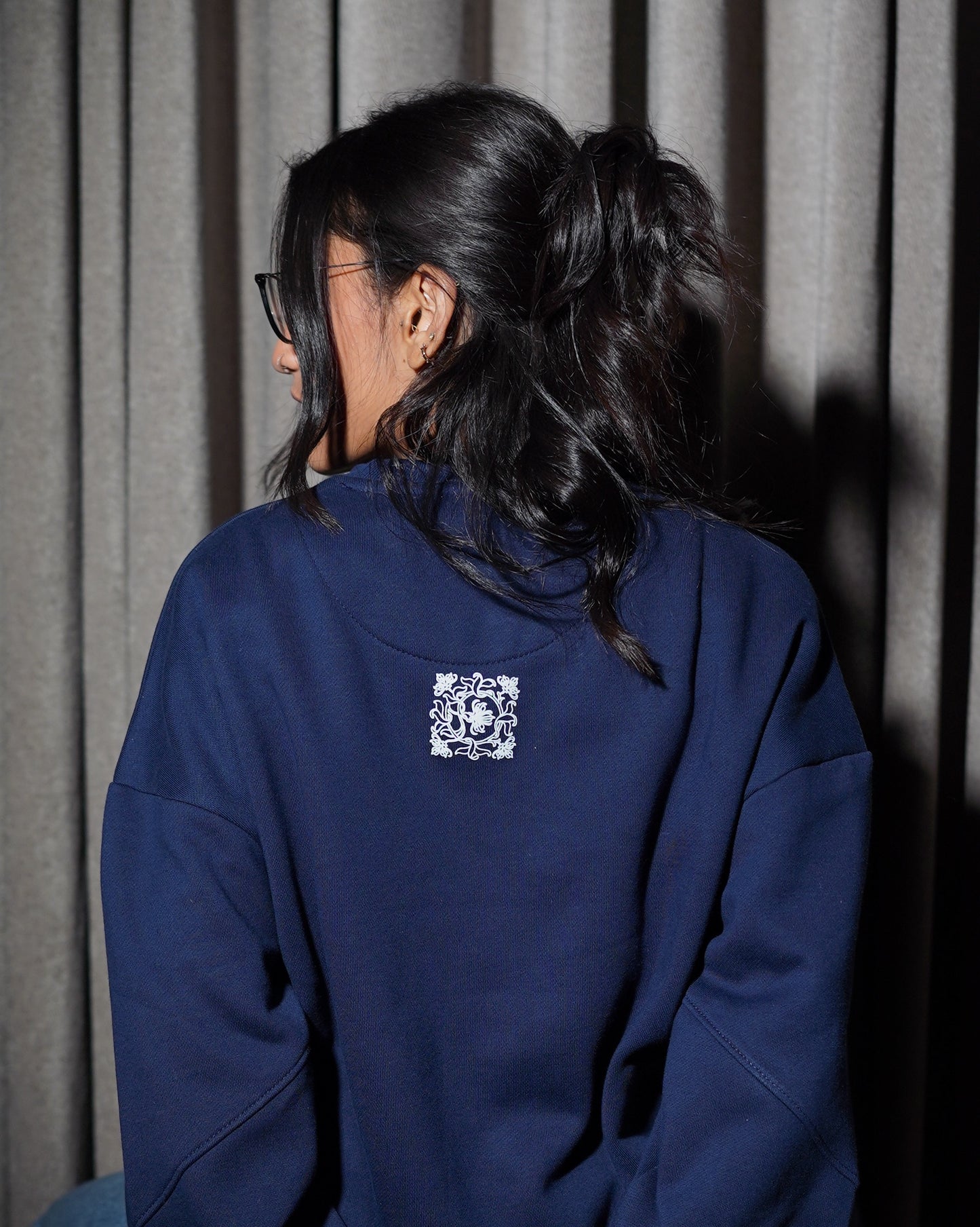 Oversized Sweatshirt / Navy blue