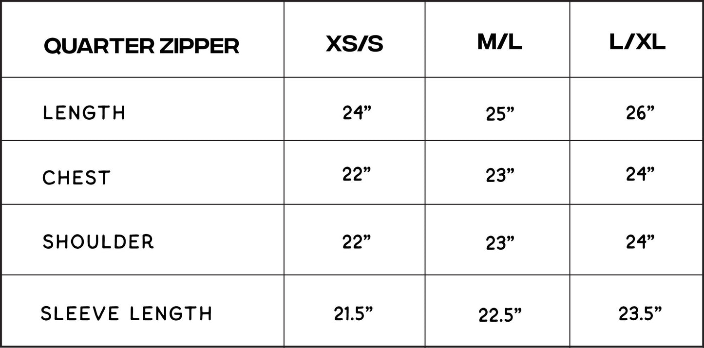 Rose Quarter Zip | Olive Green